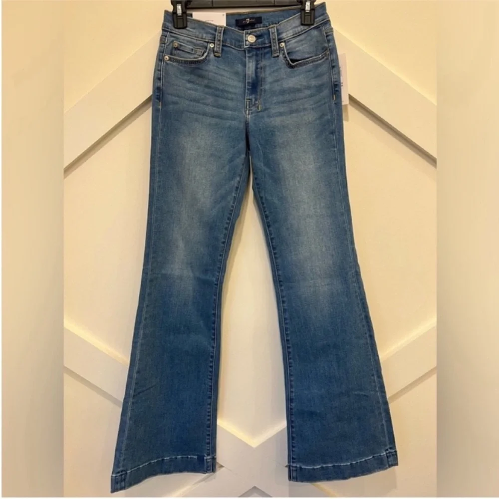 7 For All Mankind Dojo Original Jeans Women’s Flare Leg Trousers NWT Size 28